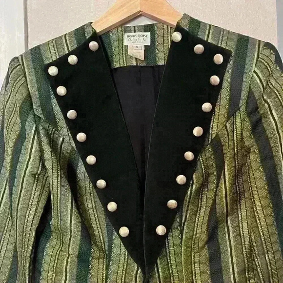 VTG Hobby Horse Southwest Aztec Western Country Blazer Jacket Size S - Picture 8 of 8
